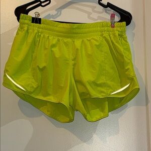 Women's lululemon Neon Green Athletic Shorts